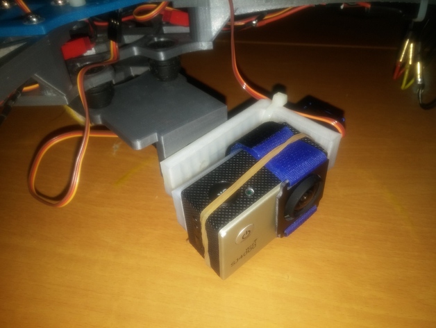 Crossfire Vibration Dampening Battery Trays With Micro Servo Gimbal