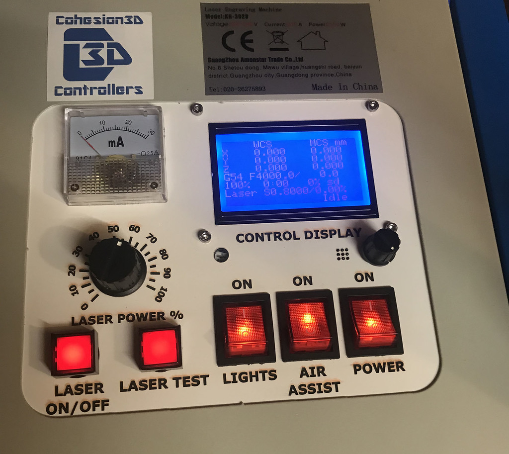 K40 Custom Control Panel