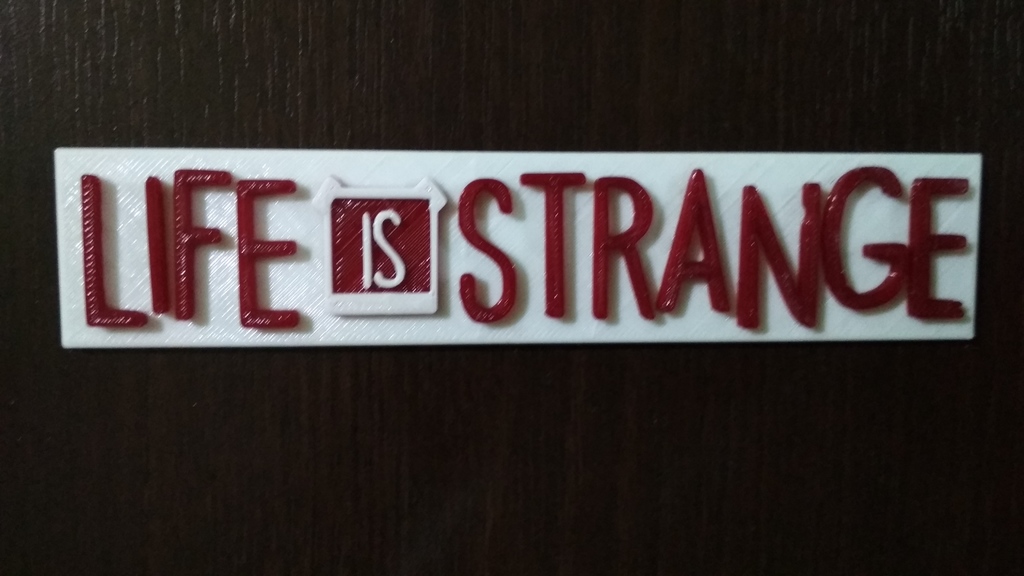 Life is Strange 3D printable logo