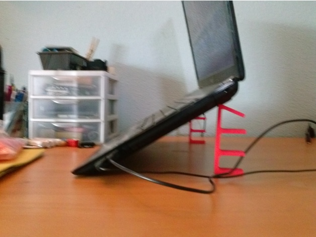 Laptop 2 in 1 stand for a very fat laptop