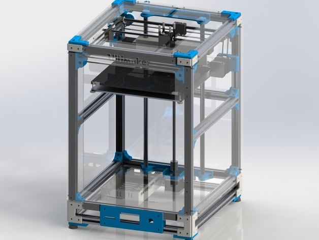 Ultimaker 2 Extended Aluminum Extrusion 3D Printer