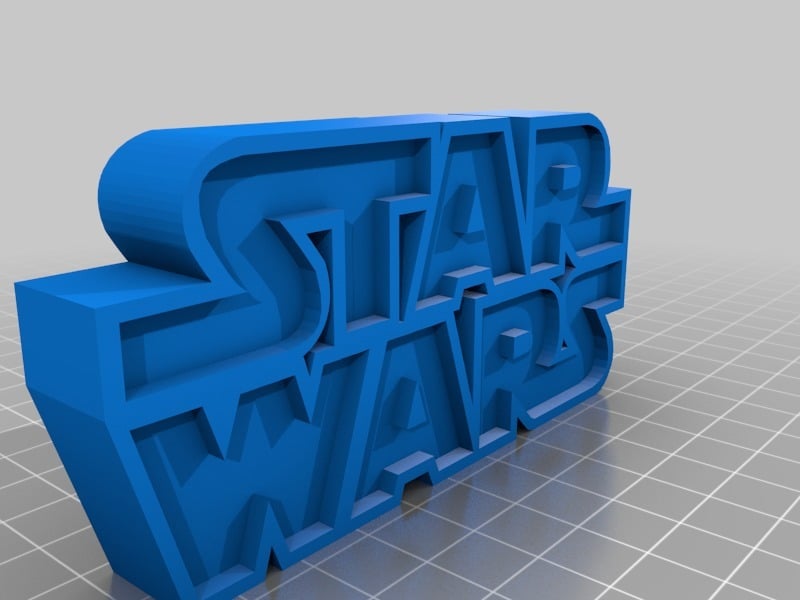 Star Wars Logo Block