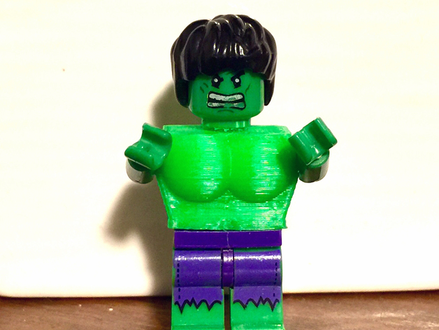 Lego Hulk's body