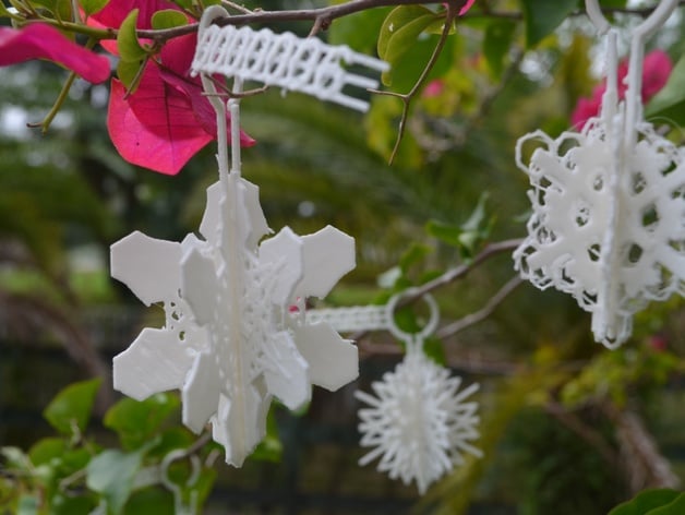 Blizzard Of Customizable Mailable Snowflake Ornaments With Kickstarter