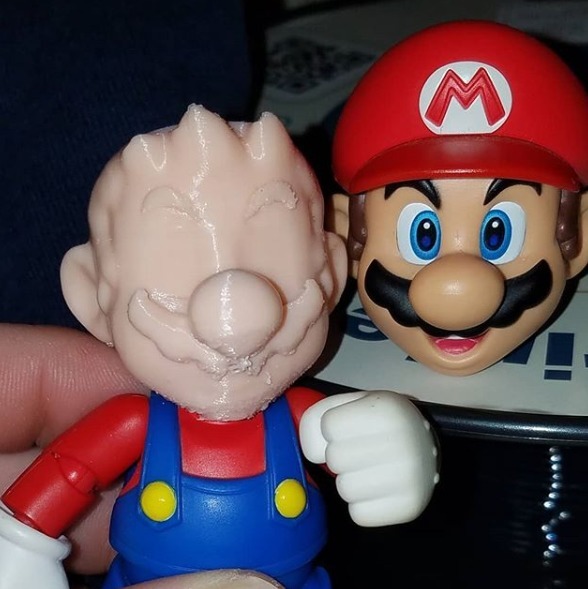 Super Mario SH Figuart replacement head