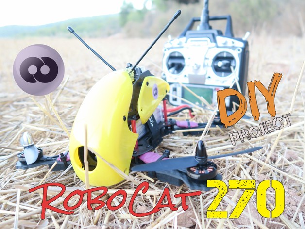 RoboCat 270mm DIY Quadcopter Drone - Amazing!