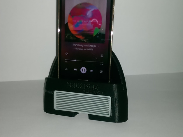 The SKUX POD (Smartphone amplifier and stand)