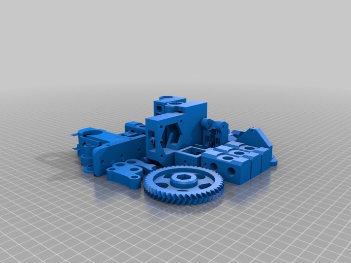 Prusa iT3 single, all things in one plate!