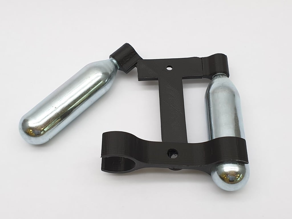 Swing Arm Style CO2 Cartridge Holder for Bicycle