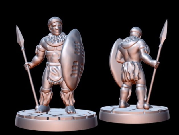 Image of Zulu Warrior (15mm scale)