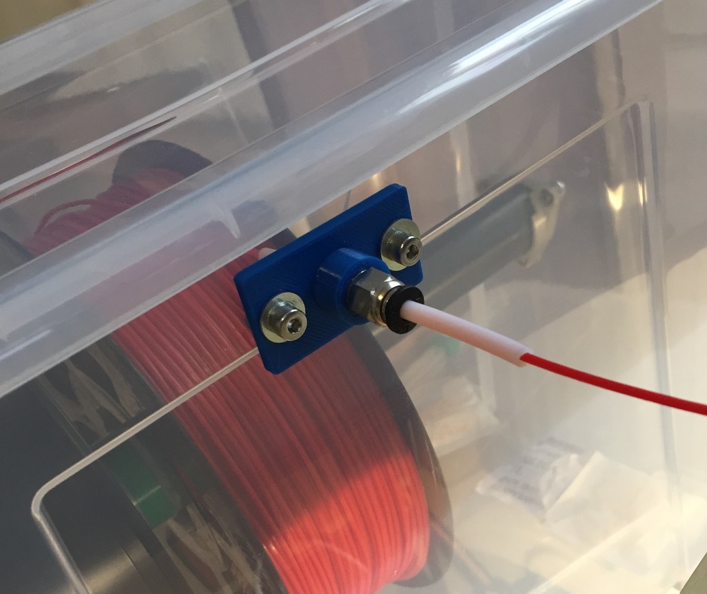Filament box feeder straight