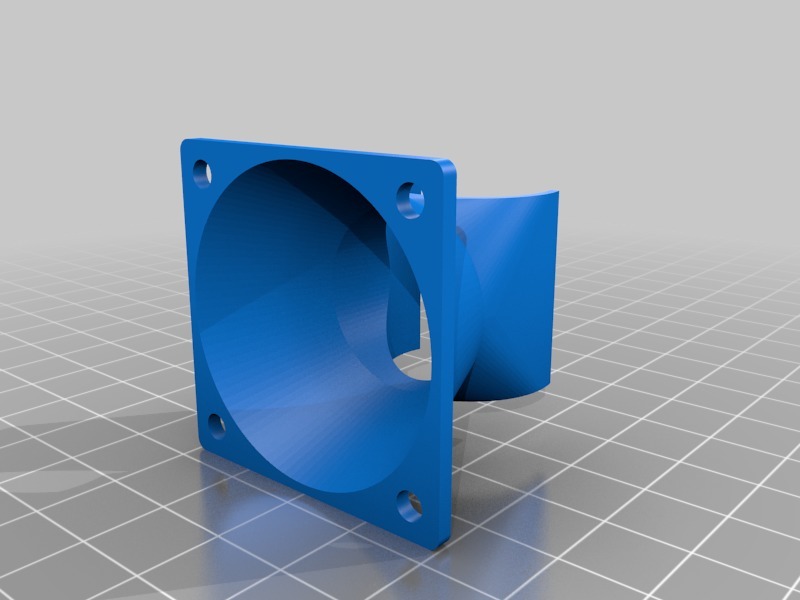 Customizable Fan Duct V1.1 for All Metal Hot End and 40mm fan