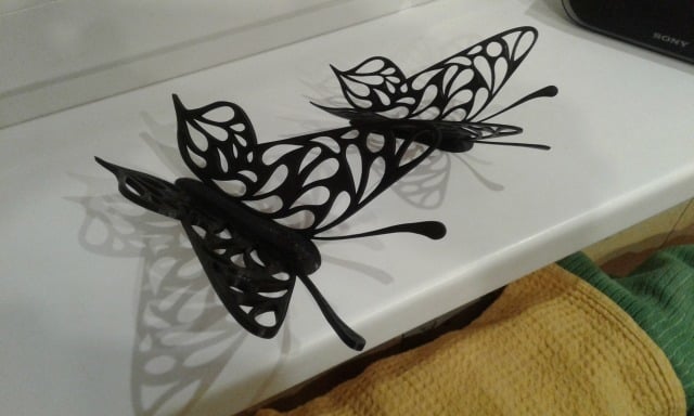 Butterfly stand for mobile
