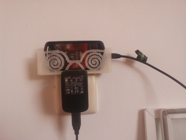 (i)phone wall charger mount