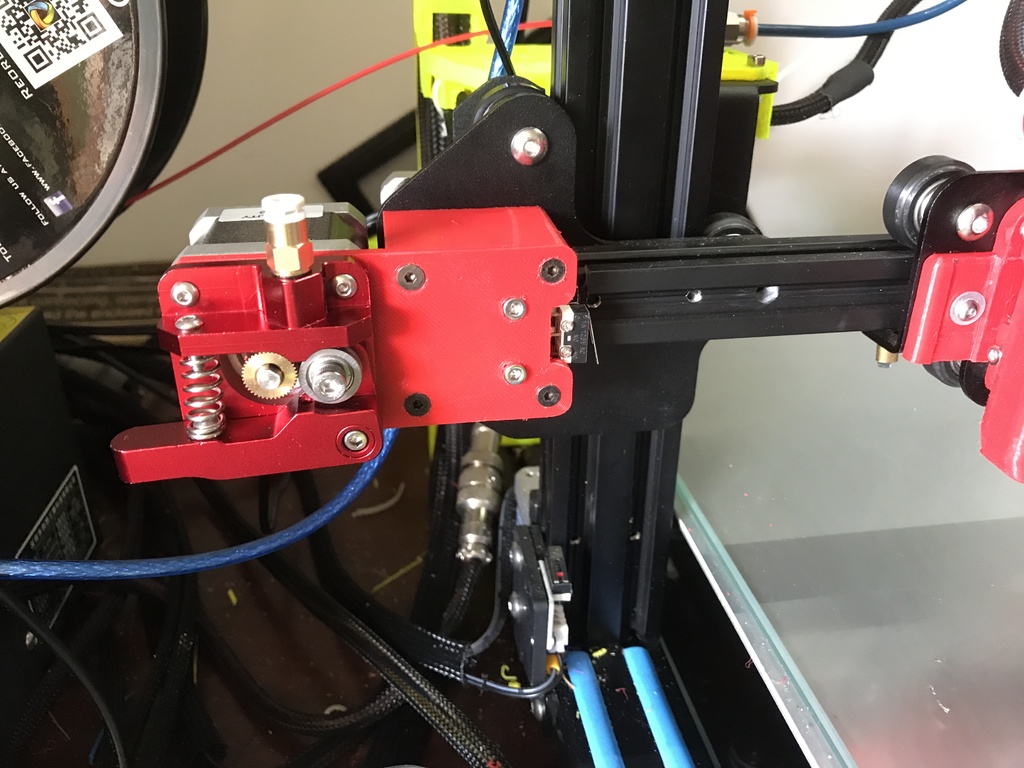 Creality CR-10 extruder front mount
