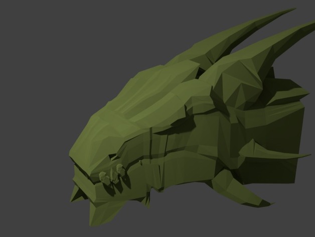 Dragon Cork Head (Now In LoPoly)