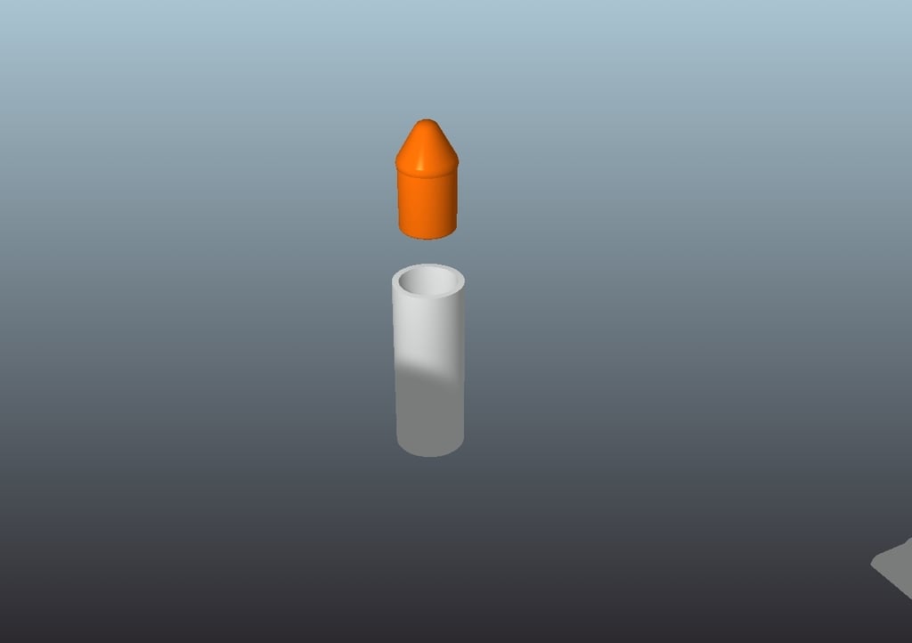 PVC End Cap for 1" OD, 3/4" ID