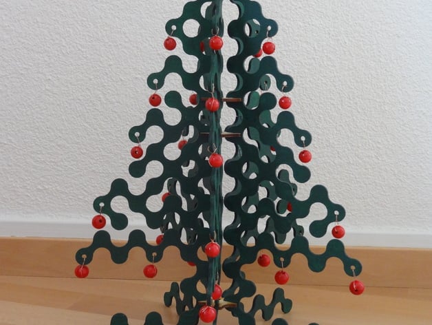 laser cut christmas tree