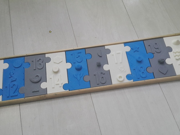 Teach your child to count from 11-20 with this crazy jigsaw.