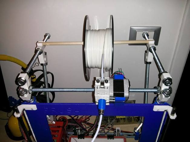 Spool holder and bowden extruder mount for prusa i3