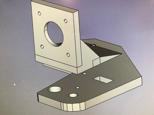 Anet A8 Extruder mount 