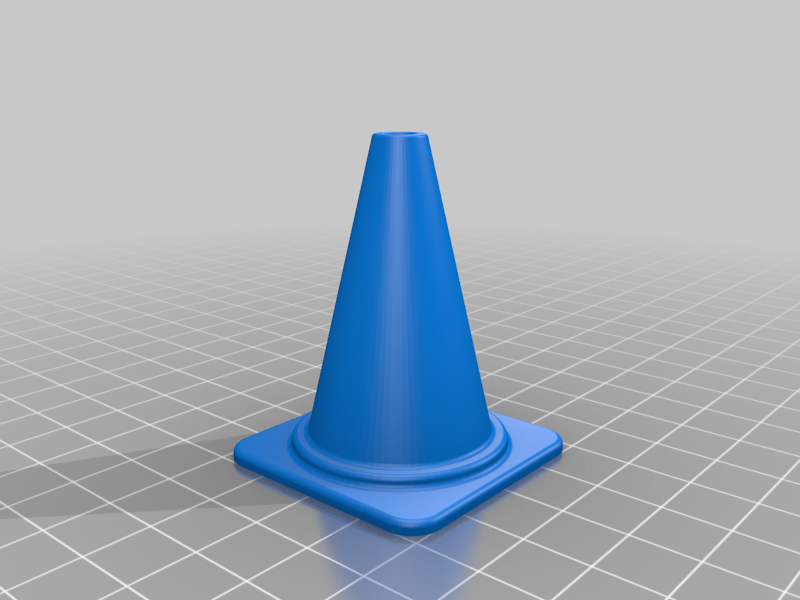 Single extrusion traffic cone :)