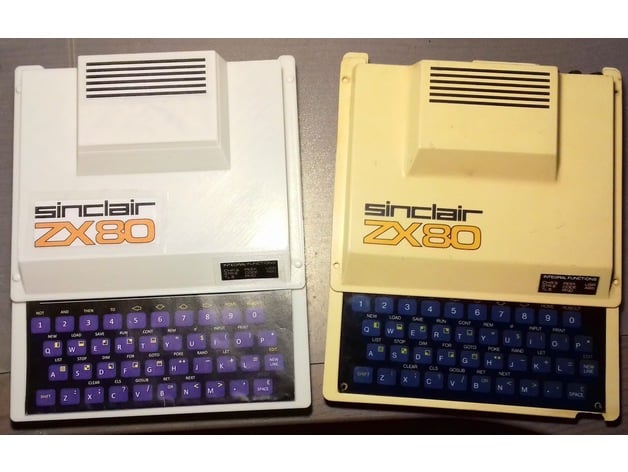Sinclair ZX80 Case by alvaroalea - Thingiverse