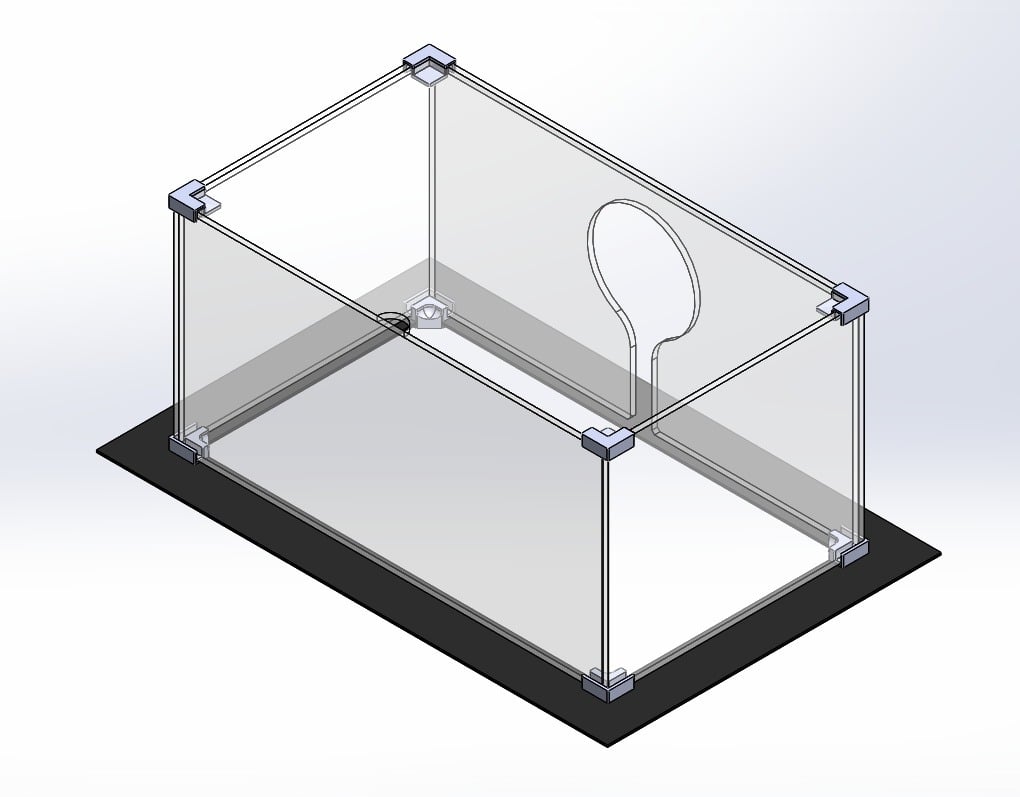 Enclosure Makerbot replicator 2