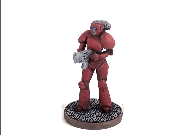 Female Space Trooper (supportless printing)