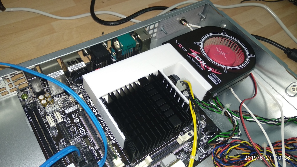 PCI fan conversion  head for 1U Rack Cases