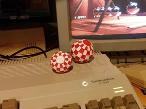 "Amiga" Ball - Printable bicolor ball with a single-head printer. No glue.