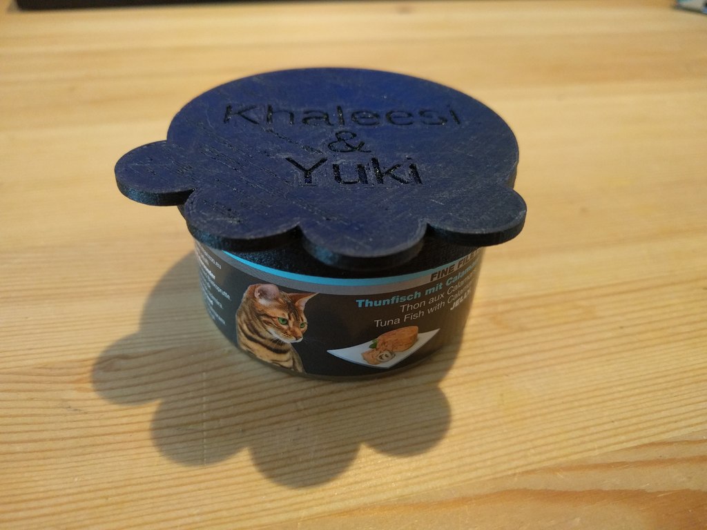 cat / dog food lid (customizable)