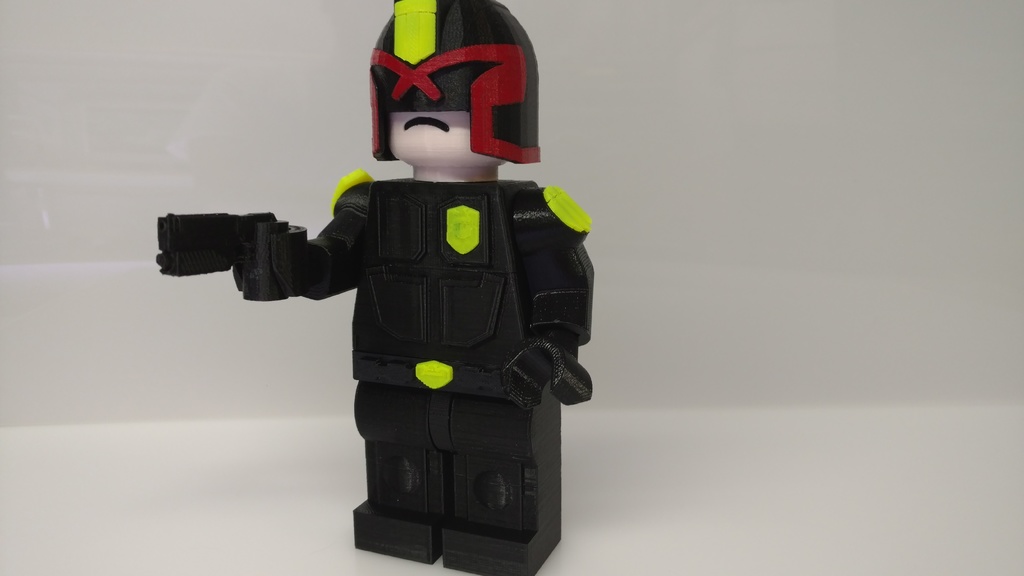 Giant Lego Judge Dredd