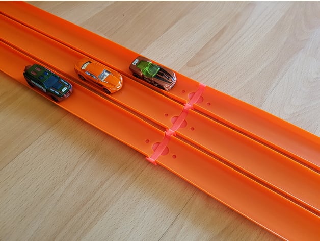 Hot Wheels 3 & 4 Line Track Connector