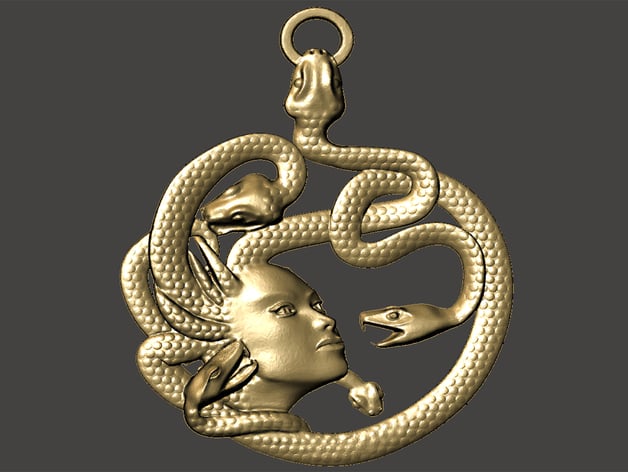 Greek goddess-Medusa-keychain
