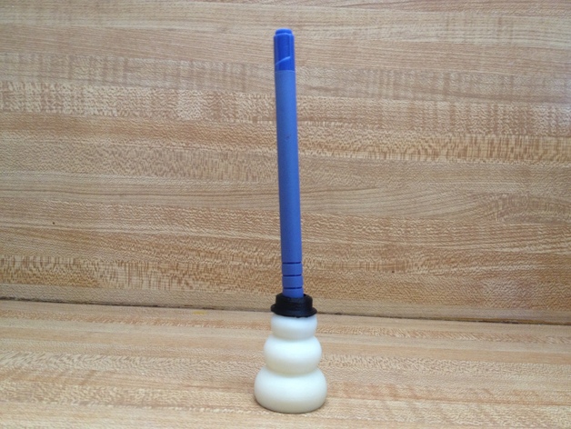 Snowman pen or pencil holder