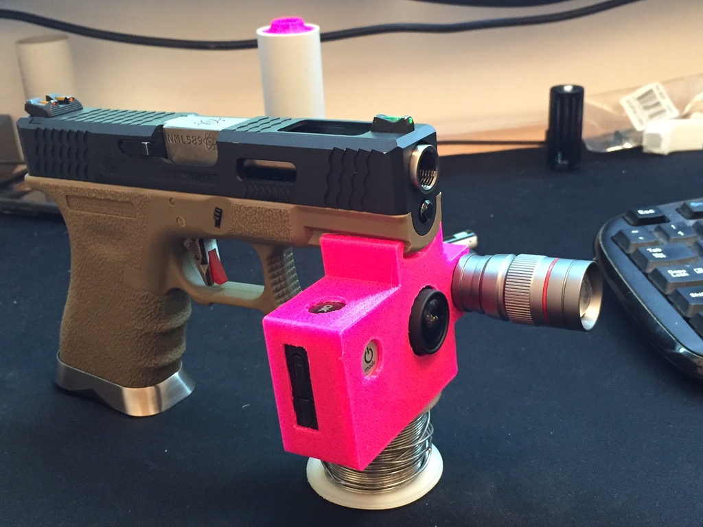 WE Airsoft Pistol 'G Series' Camera Mount