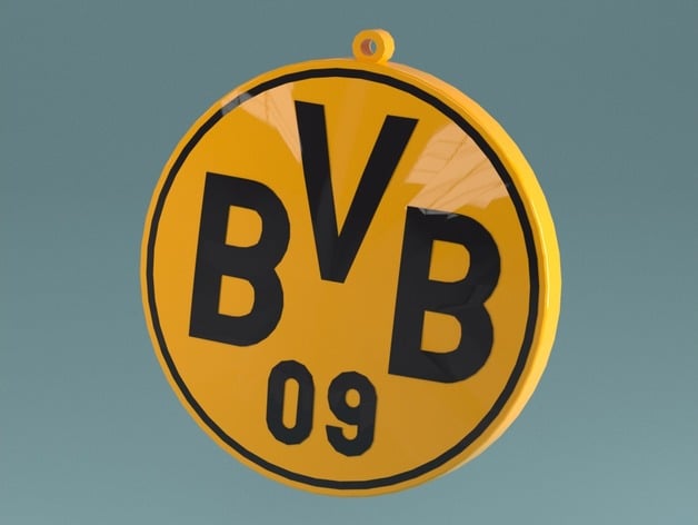 BVB BORUSIA Logo Keychain