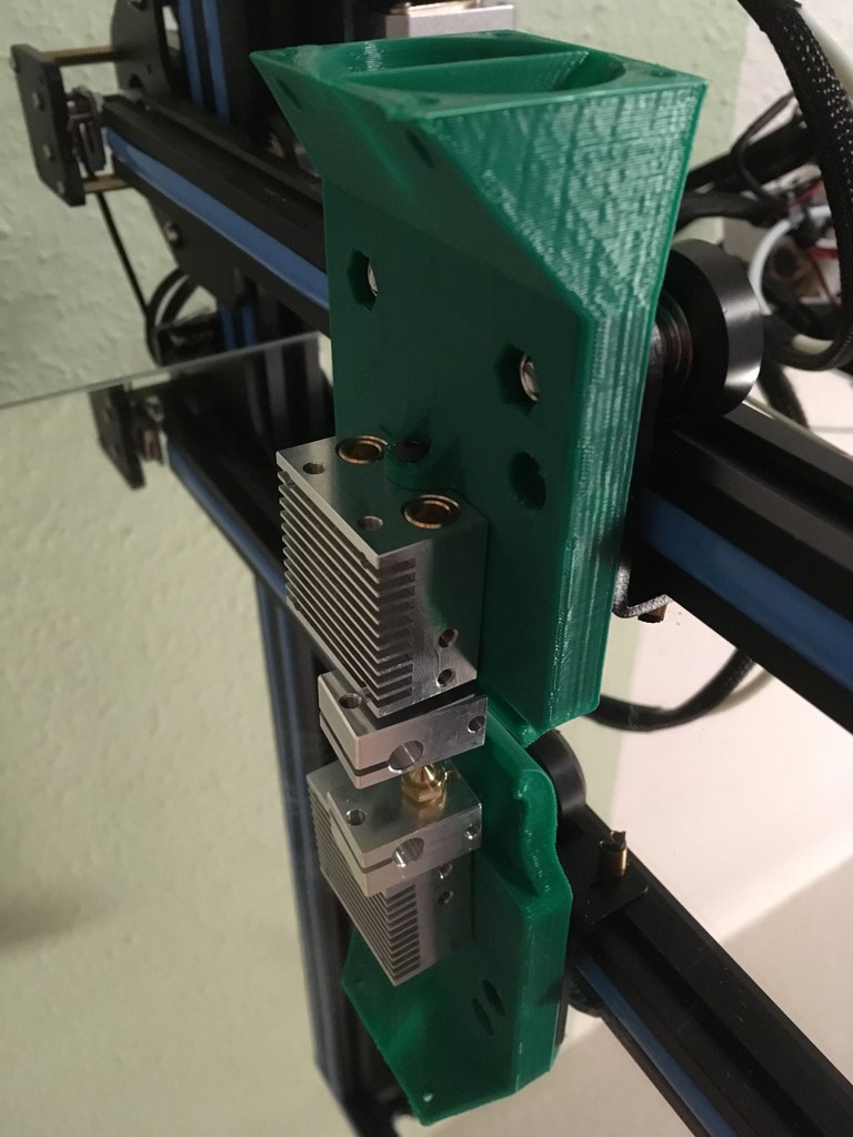 chimera+ mount for cr-10 with 40mm part cooling fan