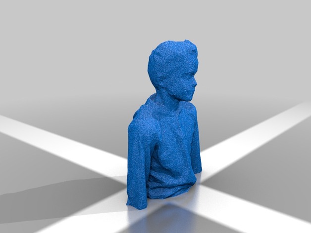 My friend 3d scanned with a kinect