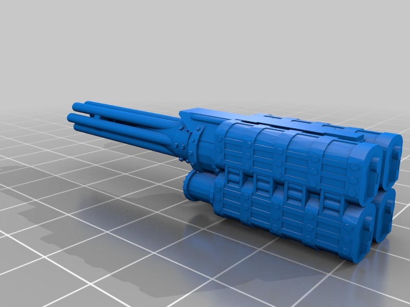 Gatling Cannon for Giant Robot (carapace)