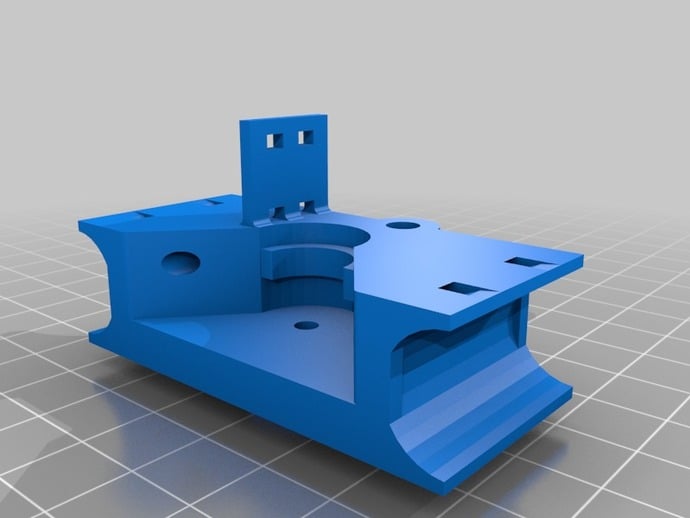 Ultra light x-axis for custom 3D printer