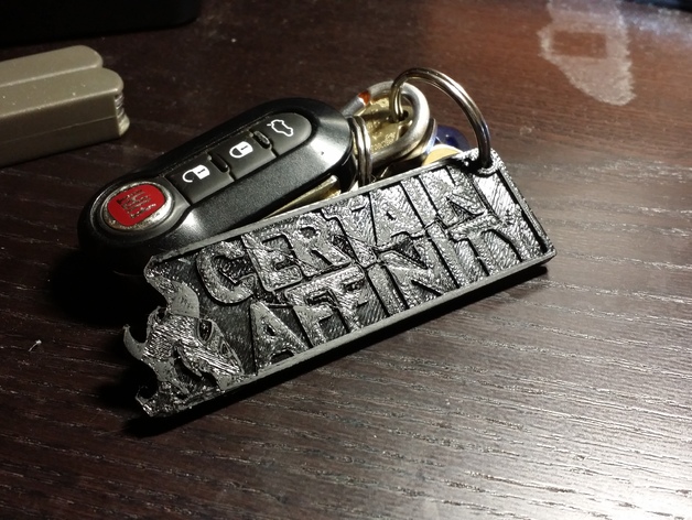 Certain Affinity Keychain