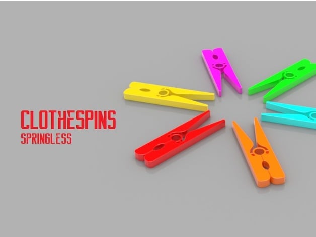 Clothespins - No Spring Required