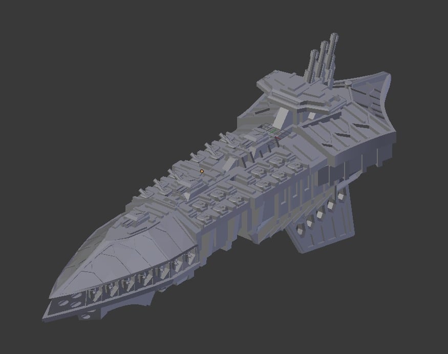 Battlefleet Gothic Repulsive class grand cruiser