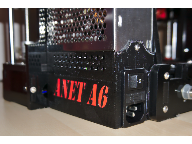 Anet A6 Power Supply Cover