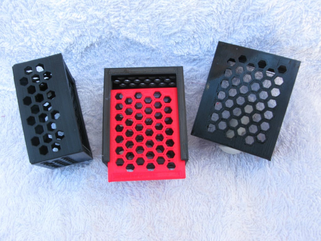 Box with Hexagonal Holes