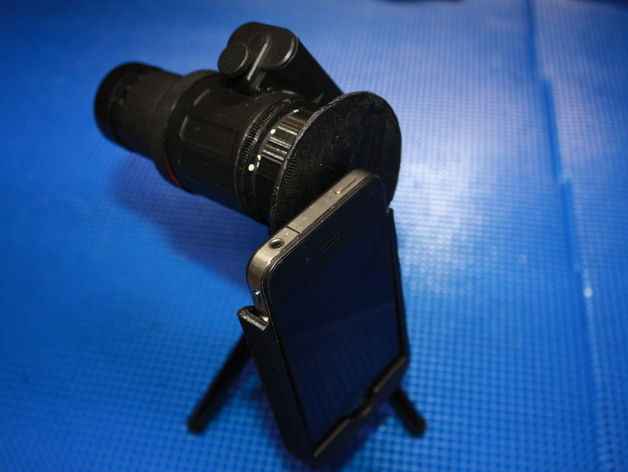 Iphone 4 telescope adapter