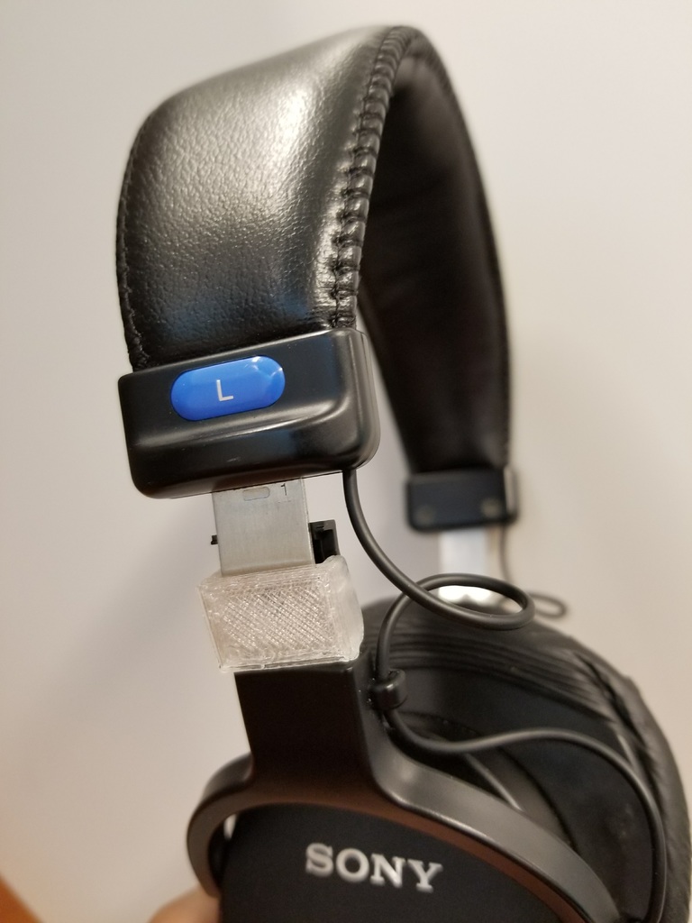 Sony MDR-V6 Headphones Bracket Replacement (Parametric)