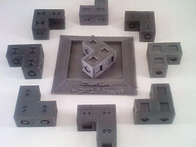Diced Cube (3D Printed Version)